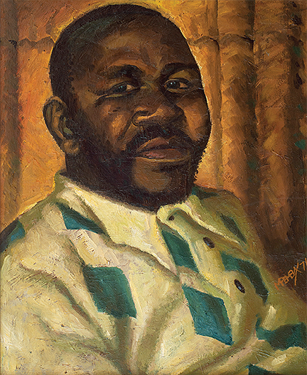 George Pemba: Portrait of the Barman from Fourways, 1976