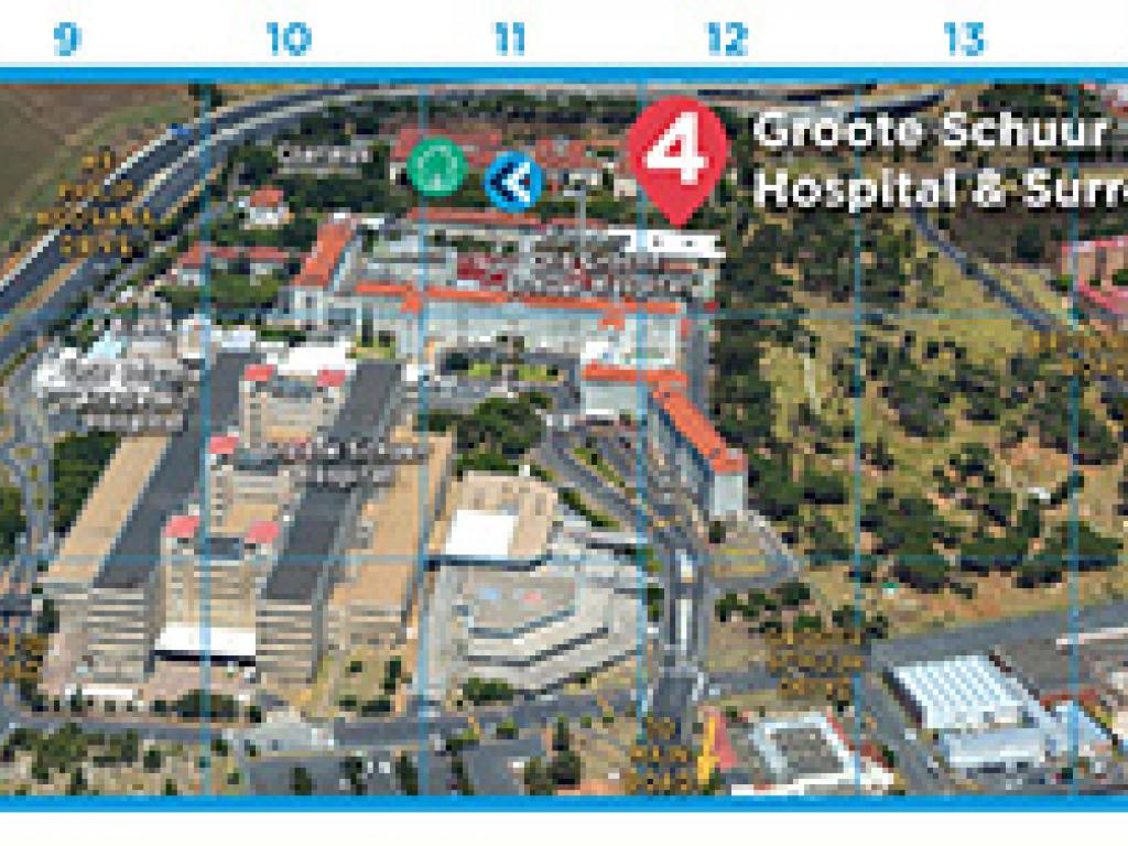 Groote Schuur Campus map