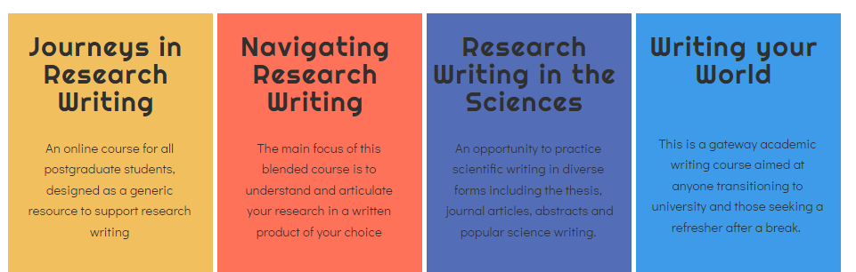 Writing courses