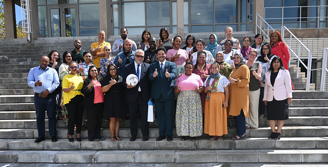 UCT Chair of Council, Norman Arendse SC visits the International Office