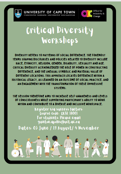 Critical Diversity Workshops