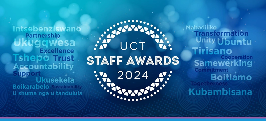 UCT Staff awards 2024 - RSVP page banner