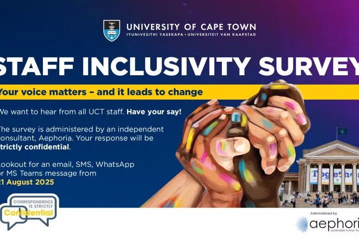 UCT Staff Inclusivity Survey 2025 - English