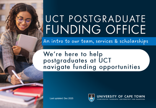 Postgrad Funding Brochure cover image
