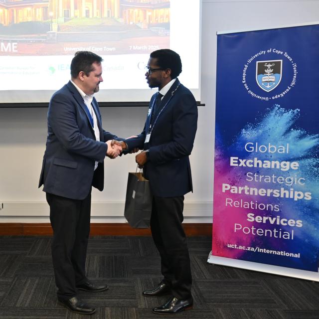 HIE Canada visits UCT