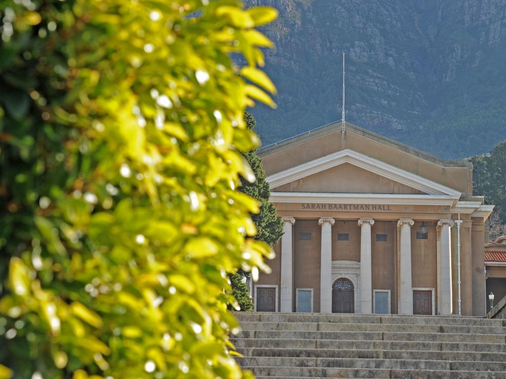 Sarah Baartman Hall with tree