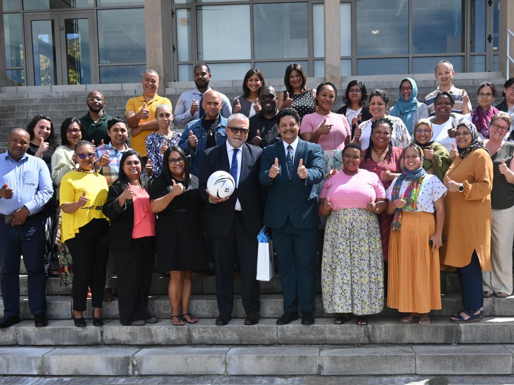 UCT Chair of Council, Norman Arendse SC visits the International Office