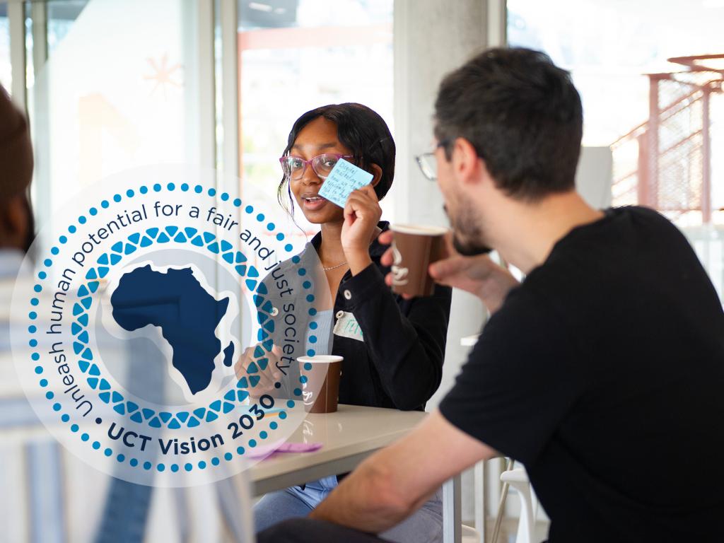 People sitting around a table discussing